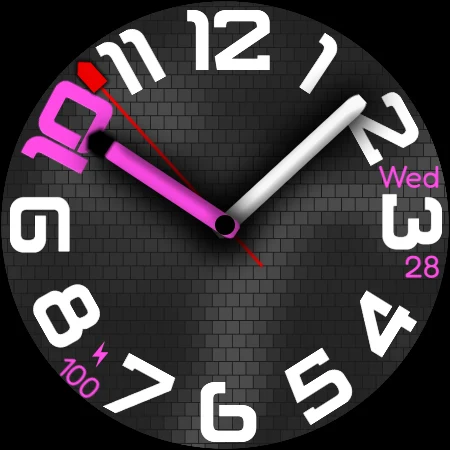 Analog watch face CRC046 - Image screenshot of android app