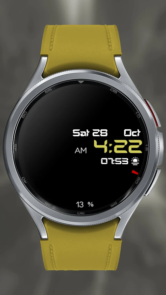 Digital Watch Face CRC080 - Image screenshot of android app
