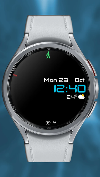 Digital Watch Face CRC080 - Image screenshot of android app