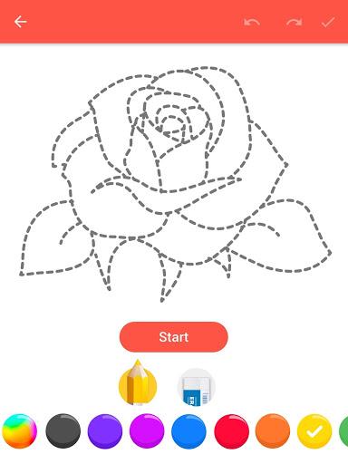 How To Draw Flowers - عکس برنامه موبایلی اندروید