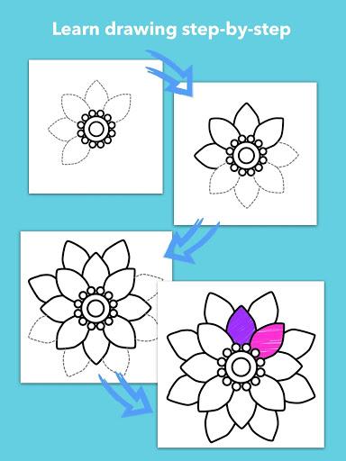 How To Draw Flowers - عکس برنامه موبایلی اندروید