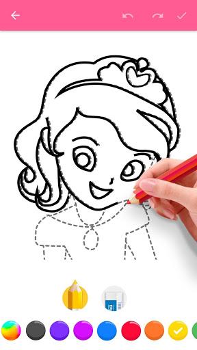 How To Draw Princess - Image screenshot of android app