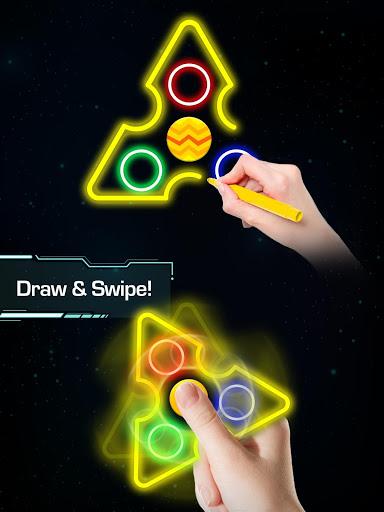 Draw Finger Spinner - عکس بازی موبایلی اندروید