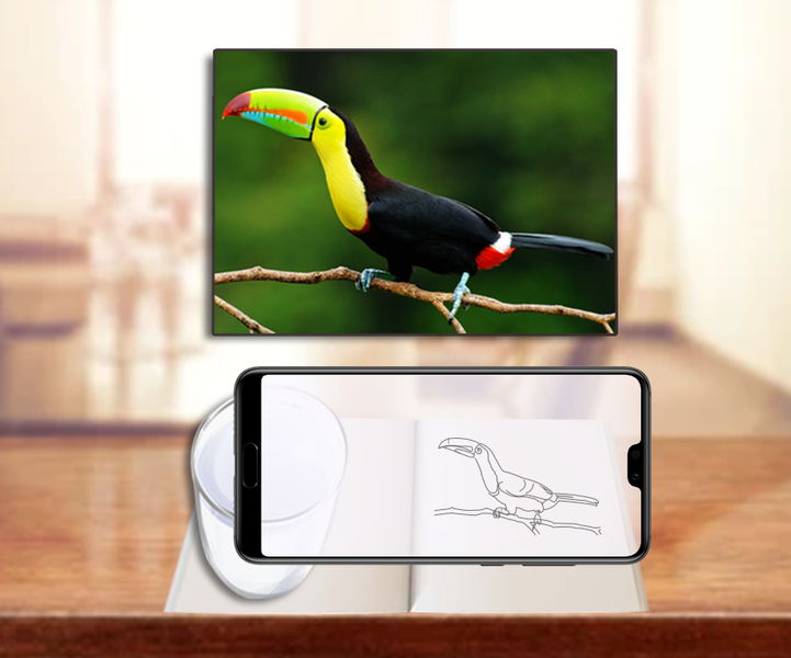 Drawing Sketch And Trace - عکس برنامه موبایلی اندروید