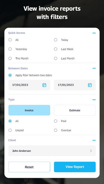 Quick Invoice Maker - Estimate - Image screenshot of android app