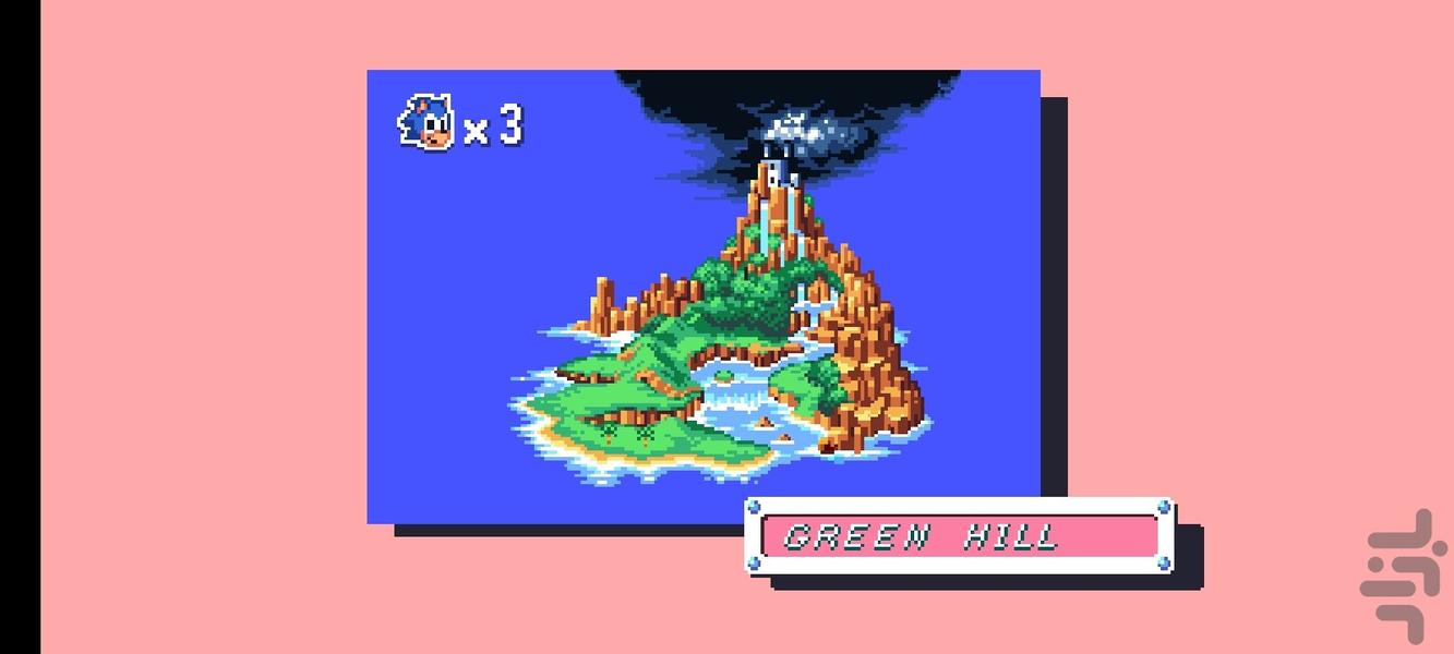 Sonic SMS - Gameplay image of android game