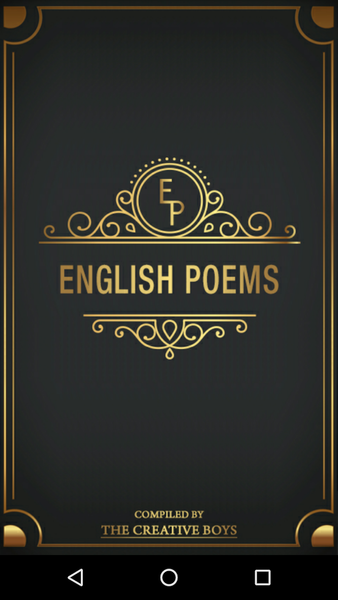 English Poems/Poetry - Image screenshot of android app