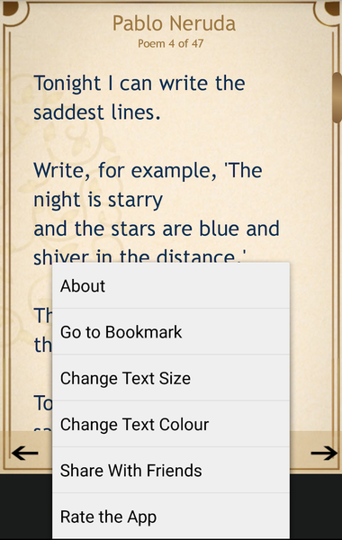 English Poems/Poetry - Image screenshot of android app