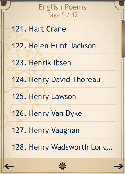 English Poems/Poetry - Image screenshot of android app