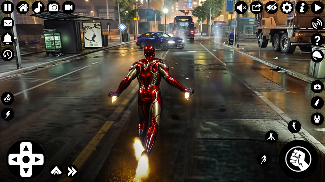 Iron Hero: Superhero Boy Fight - Gameplay image of android game