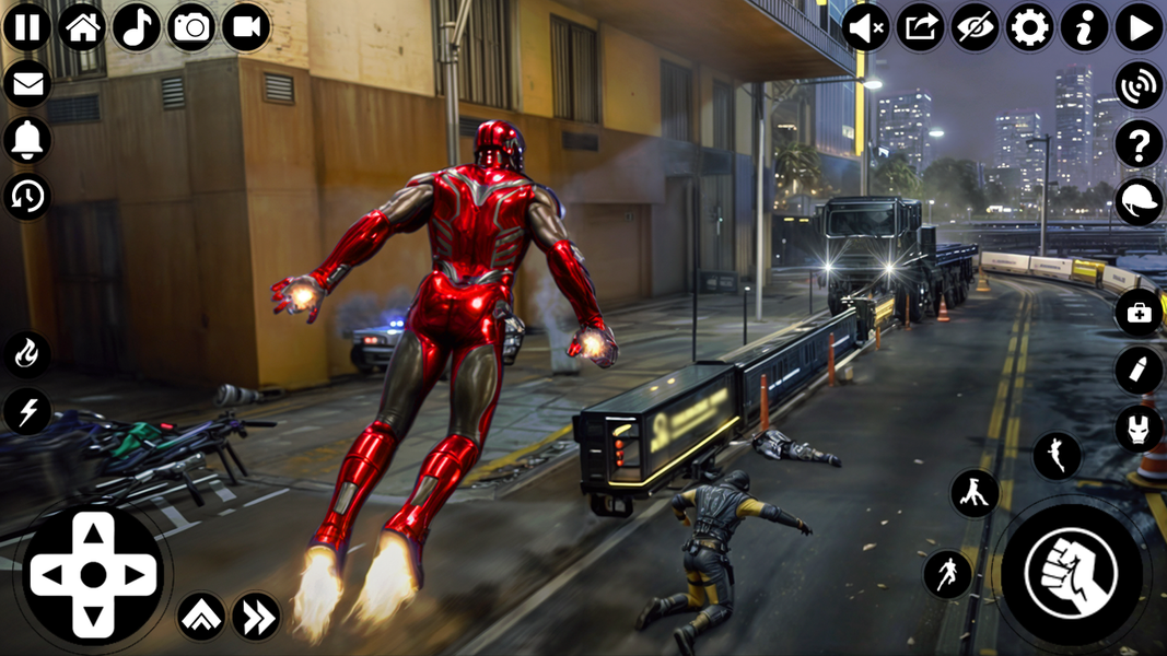 Iron Hero: Superhero Boy Fight - Gameplay image of android game