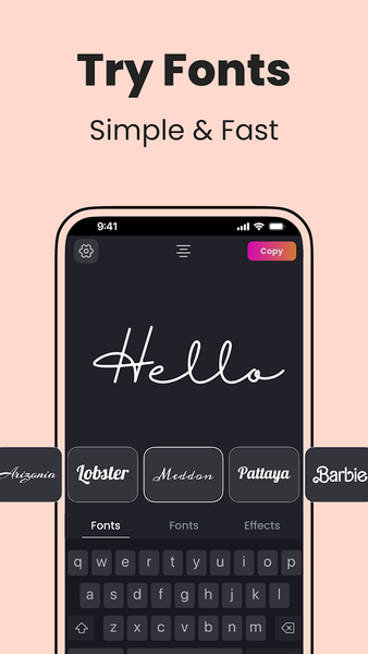 Fonts for Insta Story: Fontini - Image screenshot of android app