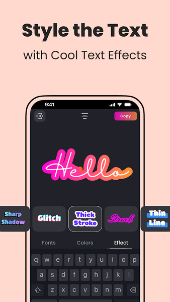 Fonts for Insta Story: Fontini - Image screenshot of android app