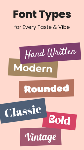 Fonts for Insta Story: Fontini - Image screenshot of android app