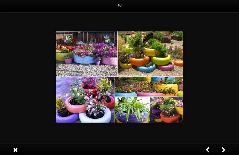 creative flower pots from used - عکس برنامه موبایلی اندروید