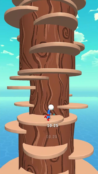 Jump Up 3D - Gameplay image of android game