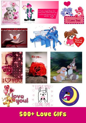Love GIF: Romantic Animated Image - Image screenshot of android app