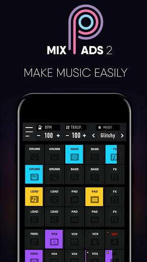 MixPads 2-Dubstep Drum Pads Dj - Image screenshot of android app