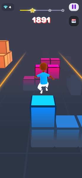 Melody Run - Cute Popcat Music - عکس بازی موبایلی اندروید