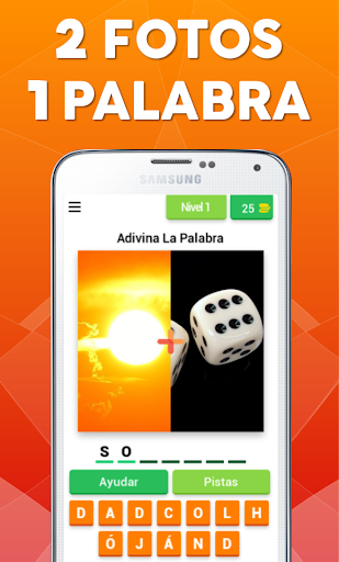 2 Photos 1 Word - Gameplay image of android game