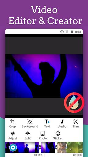 Text on Video & Video Editor - عکس برنامه موبایلی اندروید