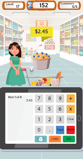 Supermarket Cashier Simulator - Gameplay image of android game