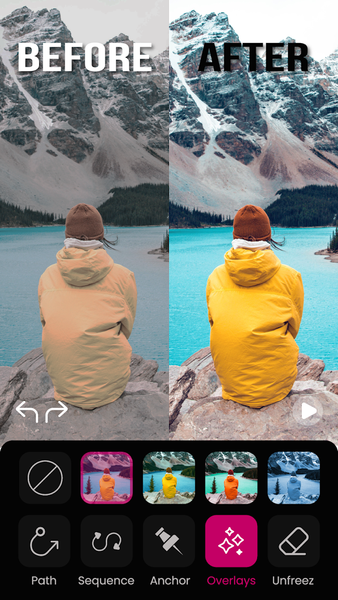 Photo Motion Effects: Animator - عکس برنامه موبایلی اندروید