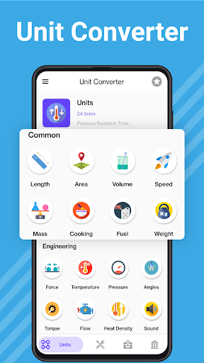 Unit Converter & Calculator - عکس برنامه موبایلی اندروید