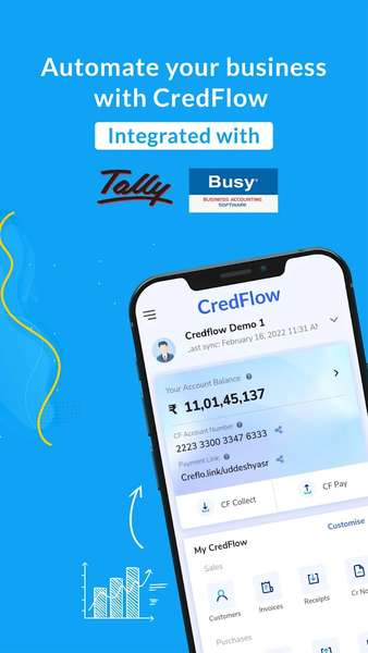 CredFlow- Tally/Busy on mobile - عکس برنامه موبایلی اندروید