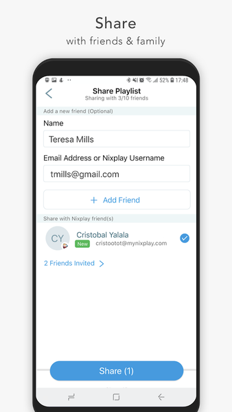 Nixplay App - عکس برنامه موبایلی اندروید