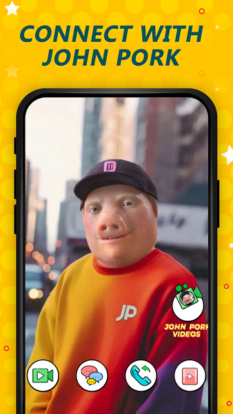 John Pork In Video Call - Gameplay image of android game