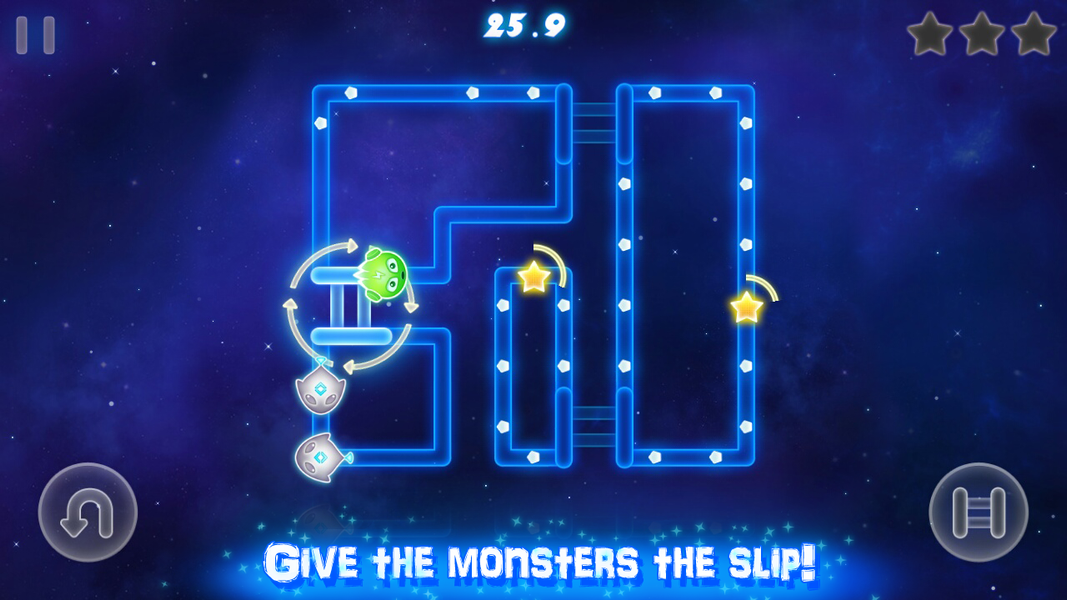 Glow Monsters - Maze survival - عکس بازی موبایلی اندروید