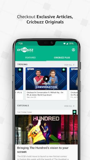 Cricbuzz - Live Cricket Scores - عکس برنامه موبایلی اندروید