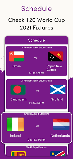 Odi World Cup Schedule 2023 - عکس برنامه موبایلی اندروید