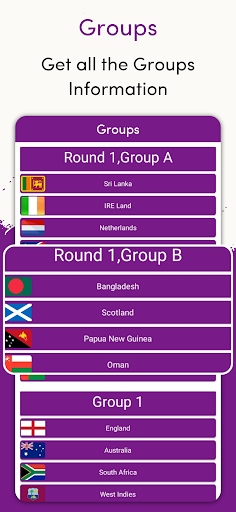 Odi World Cup Schedule ۲۰۲۳ - عکس برنامه موبایلی اندروید