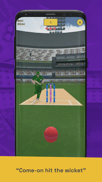 Run Out Champ: Hit Wicket Game - Gameplay image of android game