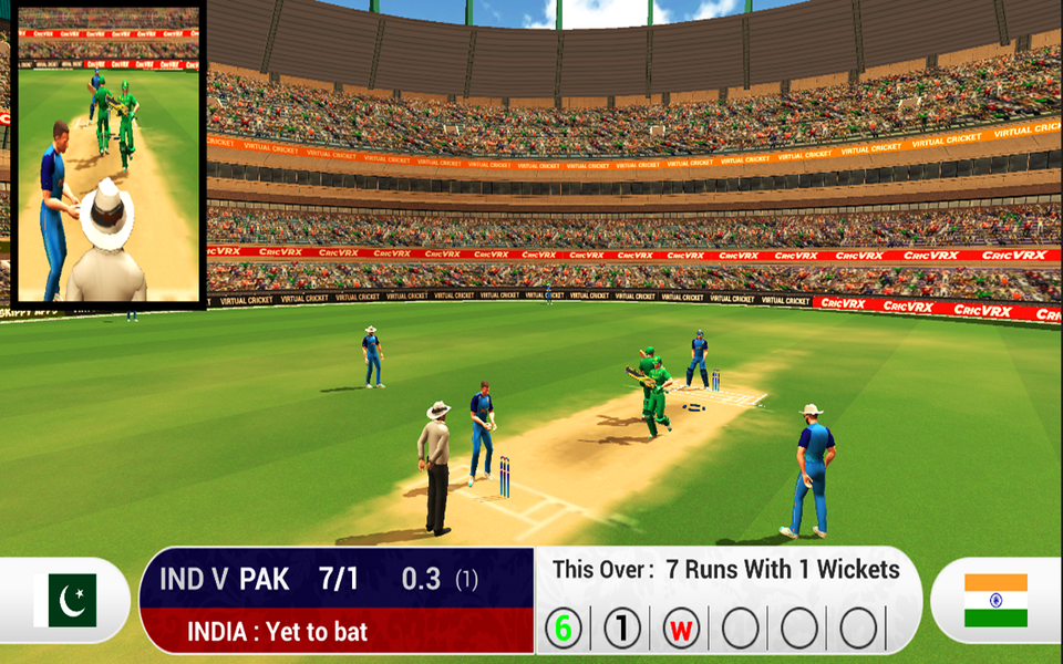 CricVRX - Virtual Cricket - Gameplay image of android game