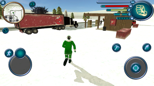 Santa Claus Rope Hero Vice Town Fight Simulator - Gameplay image of android game