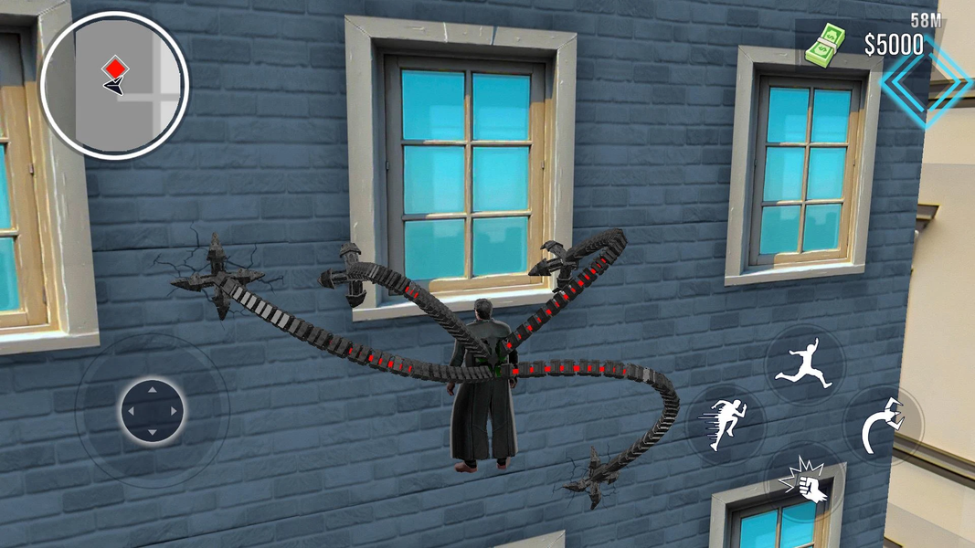 Superhero Crime Open World War - Gameplay image of android game