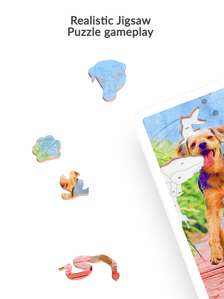 Jigsaw Puzzle By Number: April - عکس بازی موبایلی اندروید