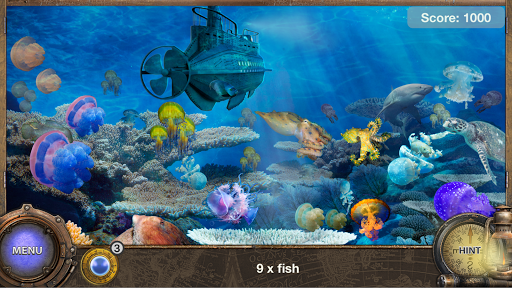 Captain Nemo - Hidden Object - Gameplay image of android game