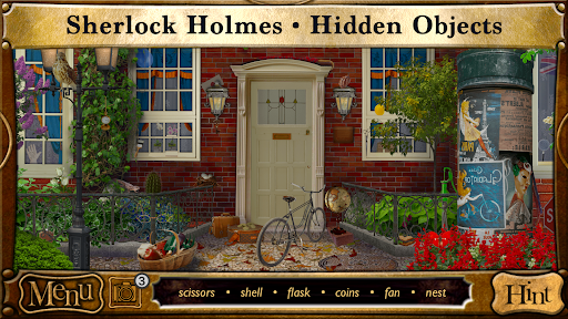 Detective Holmes Hidden Object - Gameplay image of android game