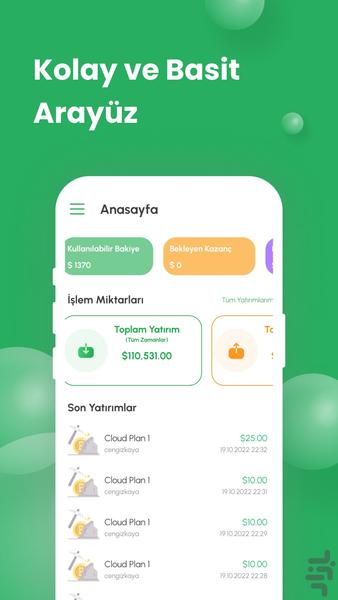 کریستا - استخراج ابری - عکس برنامه موبایلی اندروید