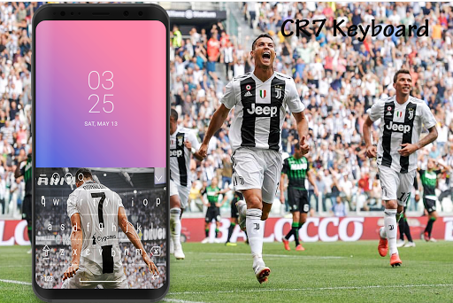 Cristiano Ronaldo  CR7 Keyboar - عکس برنامه موبایلی اندروید