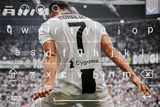 Cristiano Ronaldo CR۷ Keyboar - عکس برنامه موبایلی اندروید