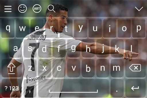 Cristiano Ronaldo CR۷ Keyboar - عکس برنامه موبایلی اندروید