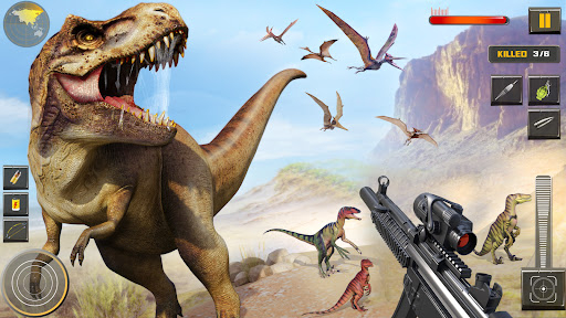 Dino Hunter: Wild Dinosaurs Hunting Survival Games::Appstore for  Android