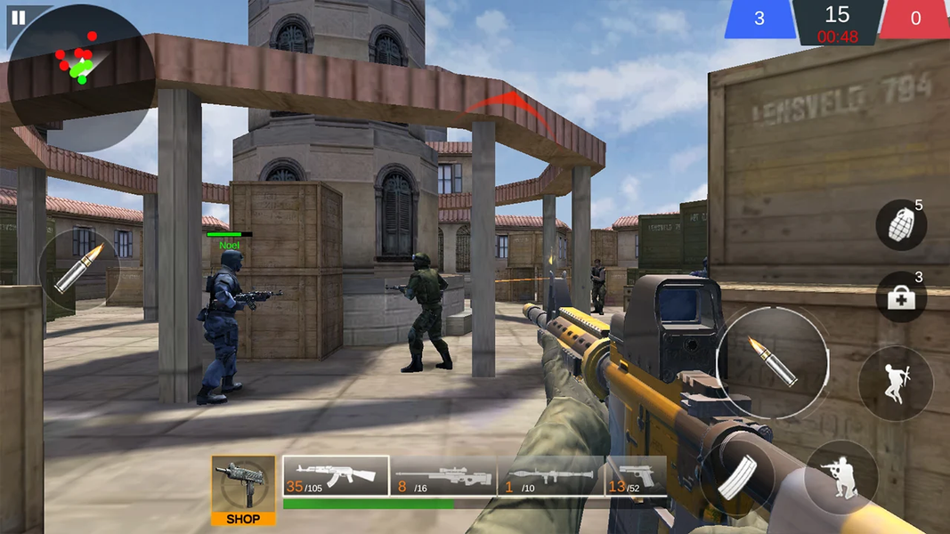 Critical Shooters - Zombie&FPS - Gameplay image of android game