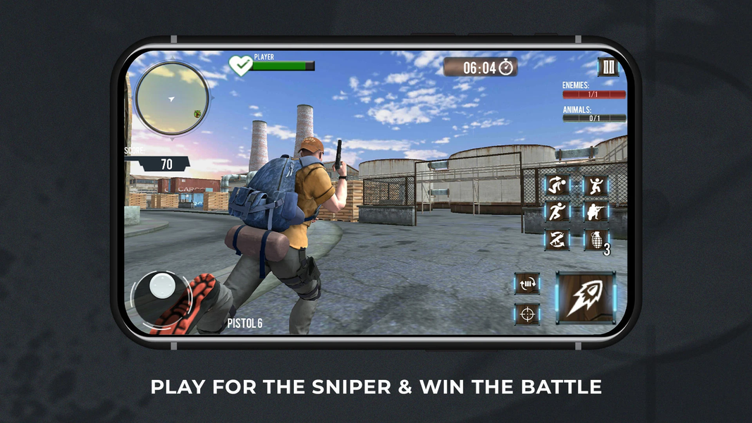 Sniper Game Of Commando Strike - Image screenshot of android app