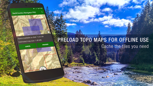 BackCountry Nav Topo Maps GPS - DEMO - Image screenshot of android app